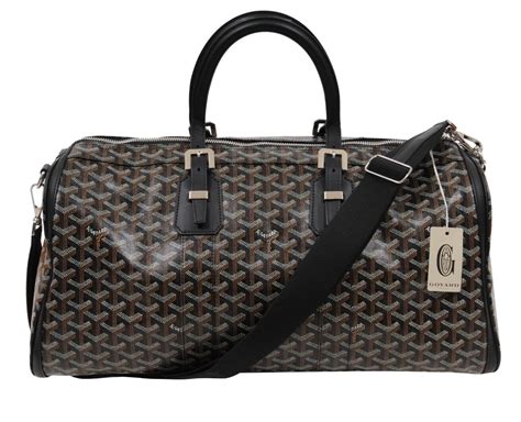 Goyard Croisiere Bag Coated Canvas 45 Gray 3374701.